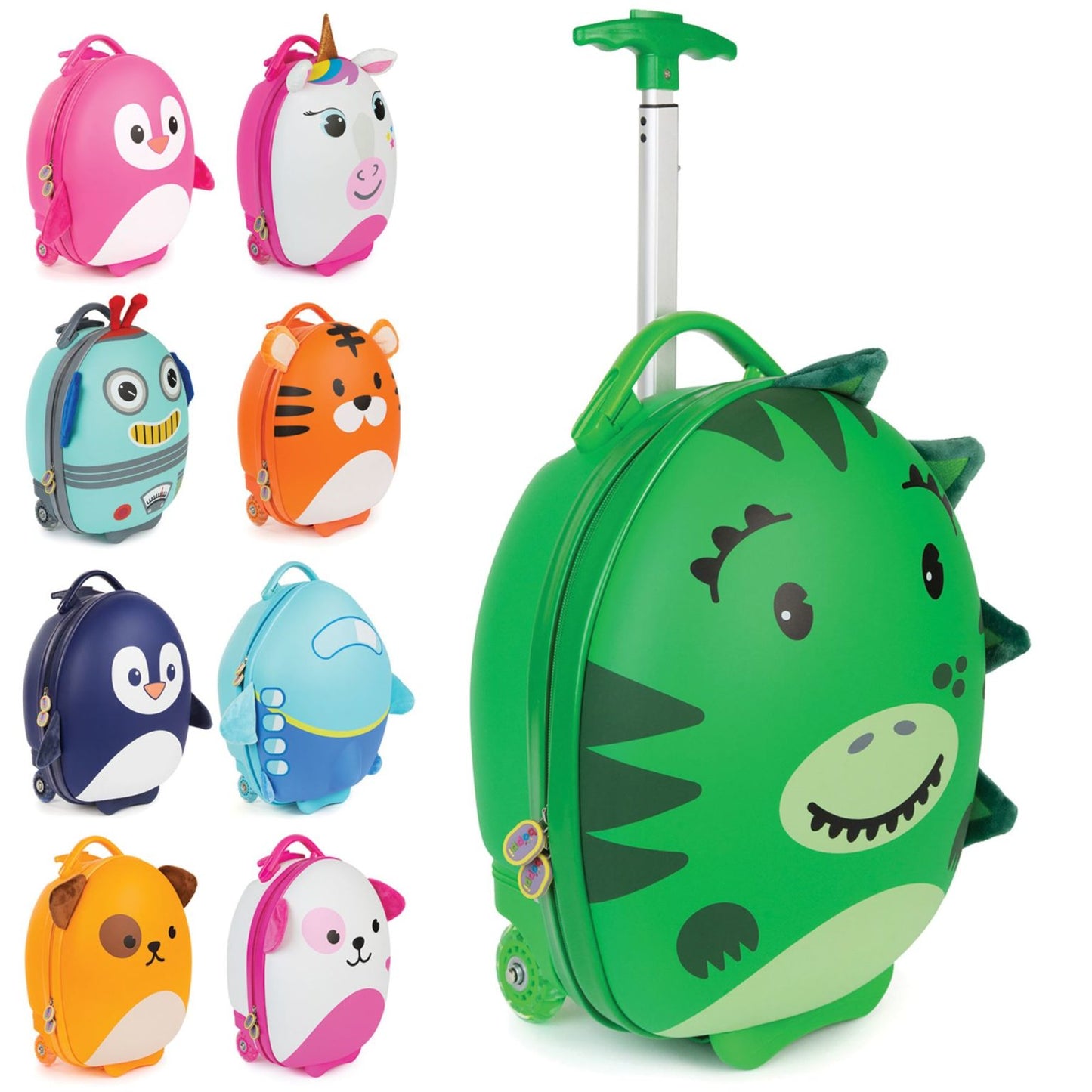 PRE-ORDER| Boppi Tiny Trekker Kids Luggage Travel Suitcase Carry On-Dinosaur