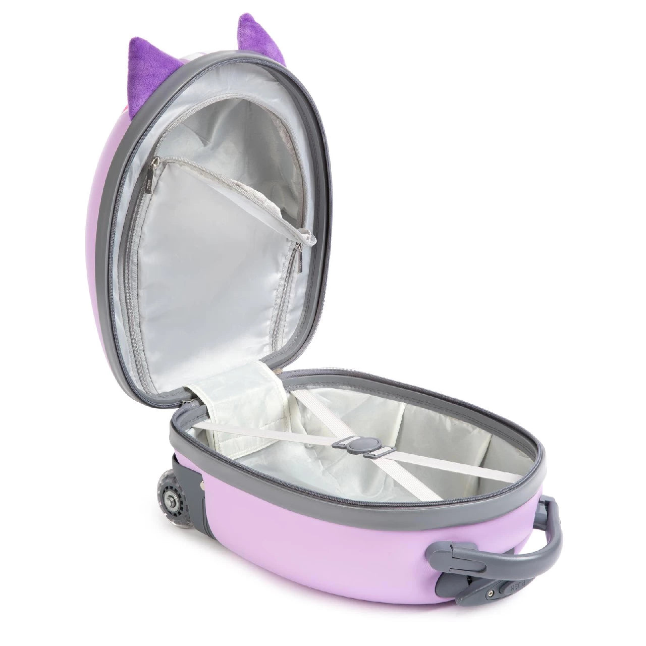 PRE-ORDER| Boppi Tiny Trekker Kids Luggage Travel Suitcase Carry On-Purple Cat