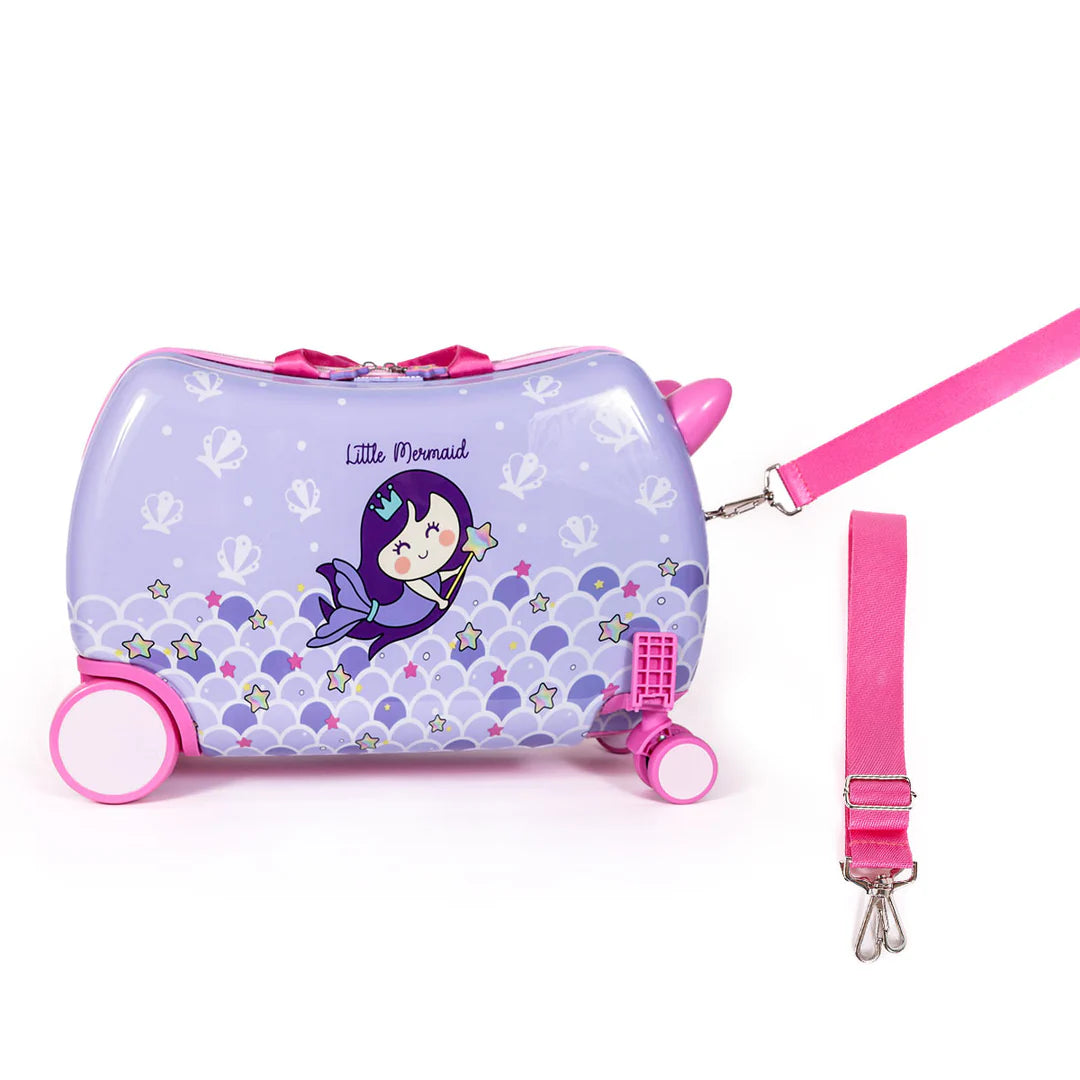 PRE-ORDER| Little Mermaid Rideable Kids Suitcase